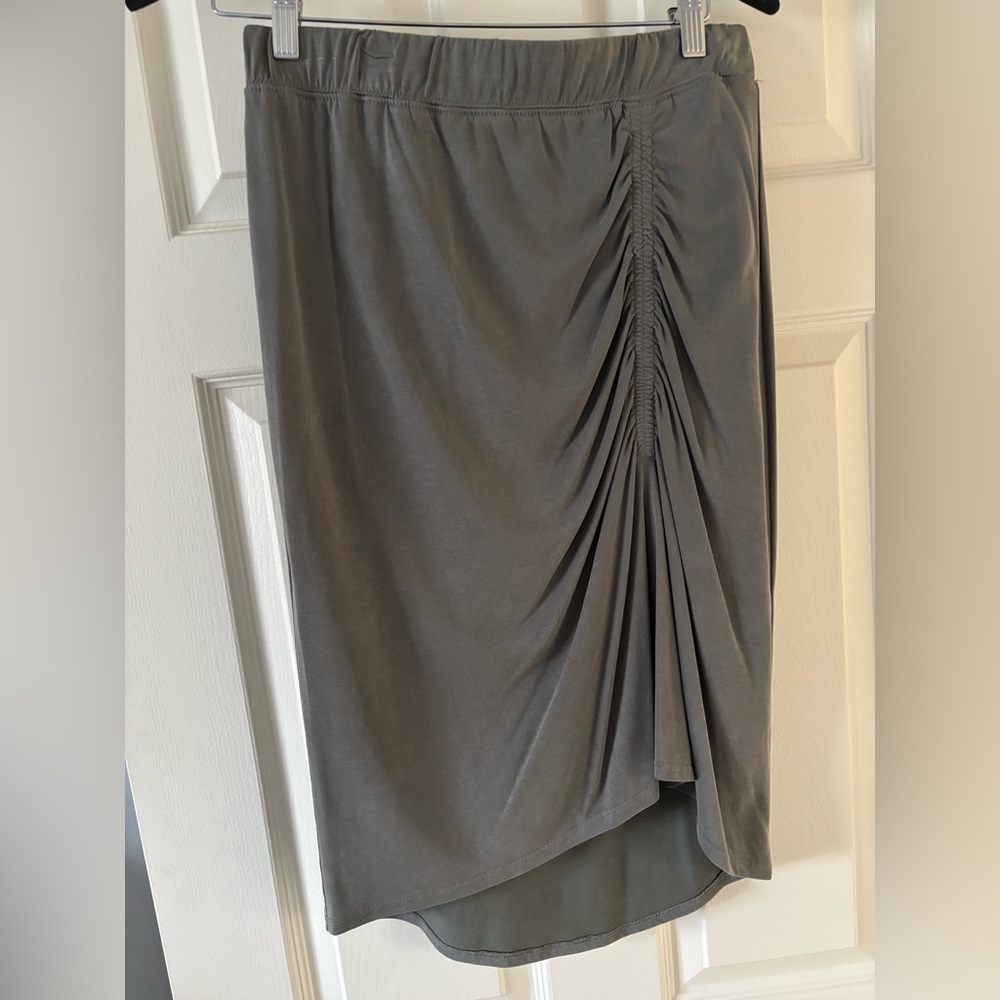 Splendid Asymmetrical Gray / olive green  Skirt